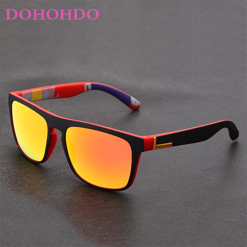 

DOHOHDO New Classic Square Sunglasses Men Polarized Sun Glasses Retro Driving Shades Male Mirror masculino UV400