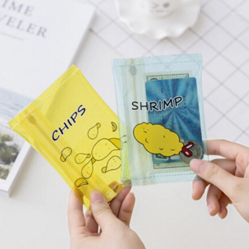 

1PC New Fashion Cute Jelly Coins Purses Cartoon Pattern Soft Transparent Waterproof Mini Wallet Girl Small Coin Bag Storage Bag1