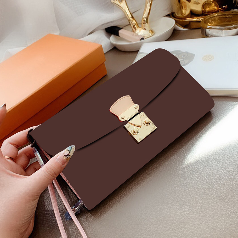 

Women Luxurys Fashion Designers Bags 2021 Top Quality Handbags Wallet Handbag Classic Ladies Diagonal Bag Clutch, Red