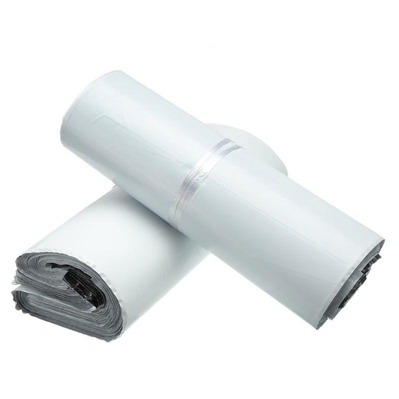 

100Pcs/Lot Plastic Envelope Self-seal Adhesive Courier Storage Bags White Plastic Poly Envelope Mailer Shipping Bags