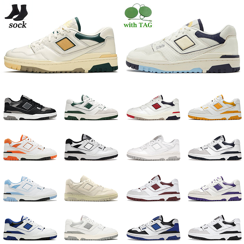 

men_trainers Designer Rich Paul B550 BB550 Casual 550 Shoes Sea Salt Black Aime Leon White Green Yellow Navy Blue 550 Women Luxury Flat Sneakers With Socks, C15 shifted sport pack team red 36-45