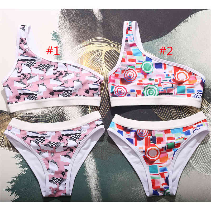 High quality Sexy Women Bikini Swimsuit Set Swimwear Suits Fashion For Beach Trave Holiday With Letter