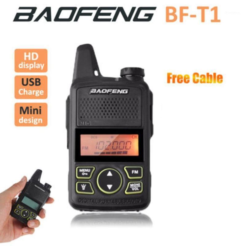 

Baofeng BF-T1 Mini Baofeng T1 USB Kids Walkie Talkie Child HF Transceiver 400-470mhz Portable 20 Channels 0.5W-3W 3km-5km ONLENY1