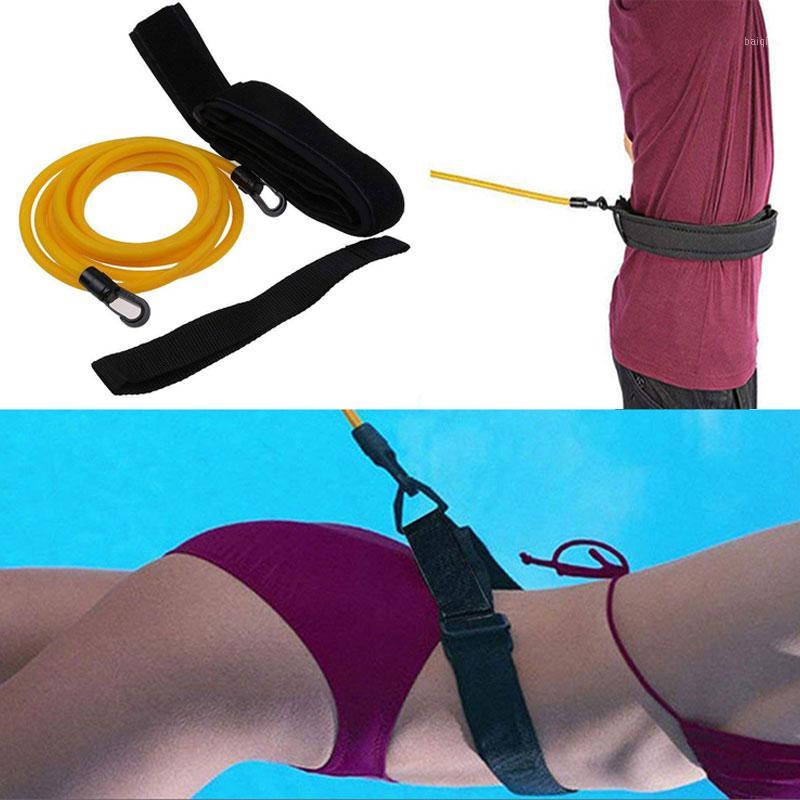 

Swimming Resistance Belt Set Swim Resistance Training Pull Rope Swim Fitness Leash Elastic Rubber String Waist Straps1