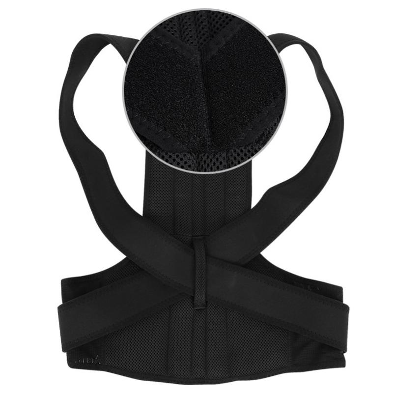 

High Posture Corrector Adjustable Back Shoulder Support Correction Brace Belt Band for Men Women DOG88, As show