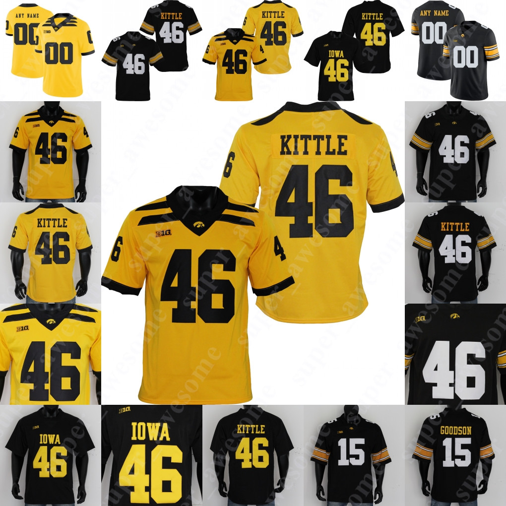 

NCAA Iowa Hawkeyes Football Jersey George Kittle Spencer Petras Tyler Goodson Sam LaPorta Mekhi Sargent Nico Ragaini 94 Epenesa 14 King, White