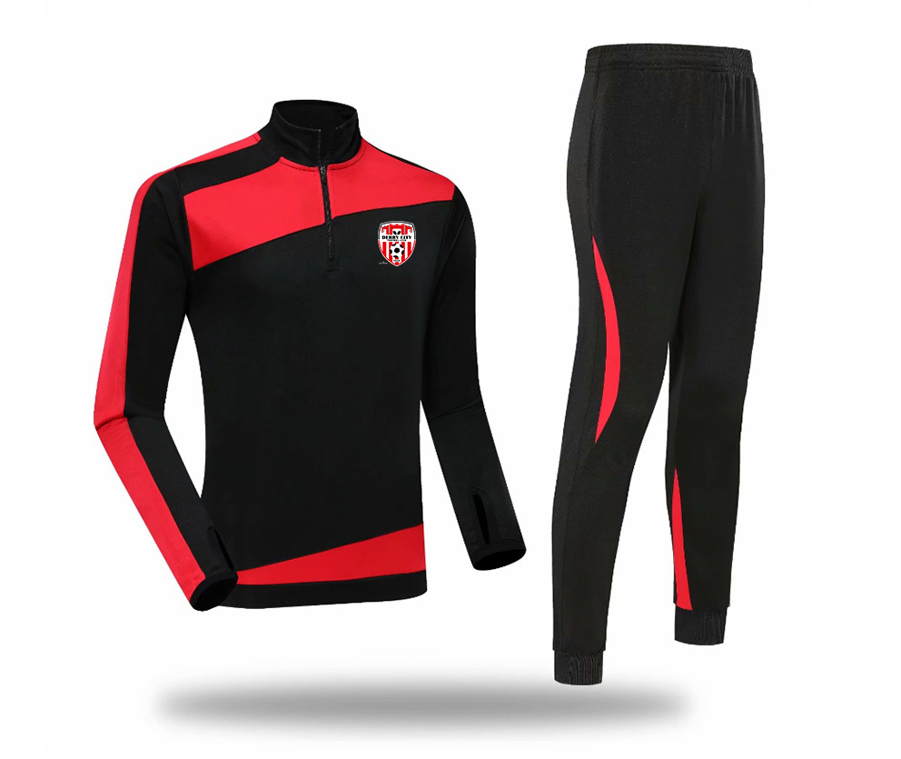 

Derry City 2021 2022 Men's Jacket Pants Soccer Tracksuit Football Training Suits Kids Sportswear Jogging Wear Adult Tracksuts, No 4
