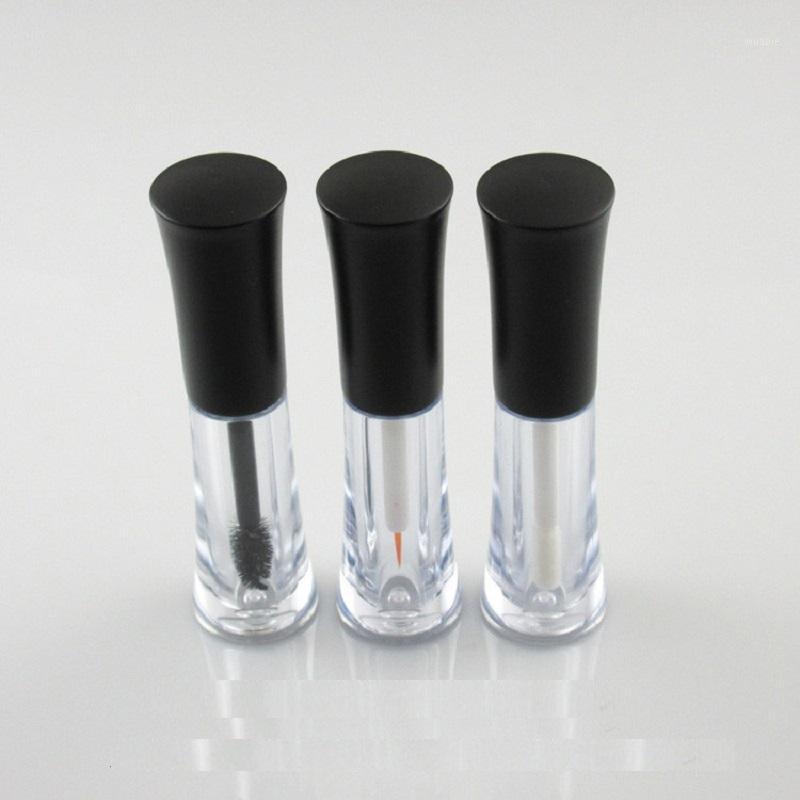 

Empty 2 ML Lipgloss Tube Clear Mascara Eyeliner Liquid Tube Refillable Cosmetic Container with Black Cap Lip Gloss Packaging1