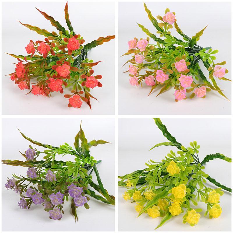 

1 Bunch Beautiful Fashion Lifelike Ornamental Roses Decorating Flowers Artificial Flowers Ornament Bedroom DIY Home Decor Party1, Red