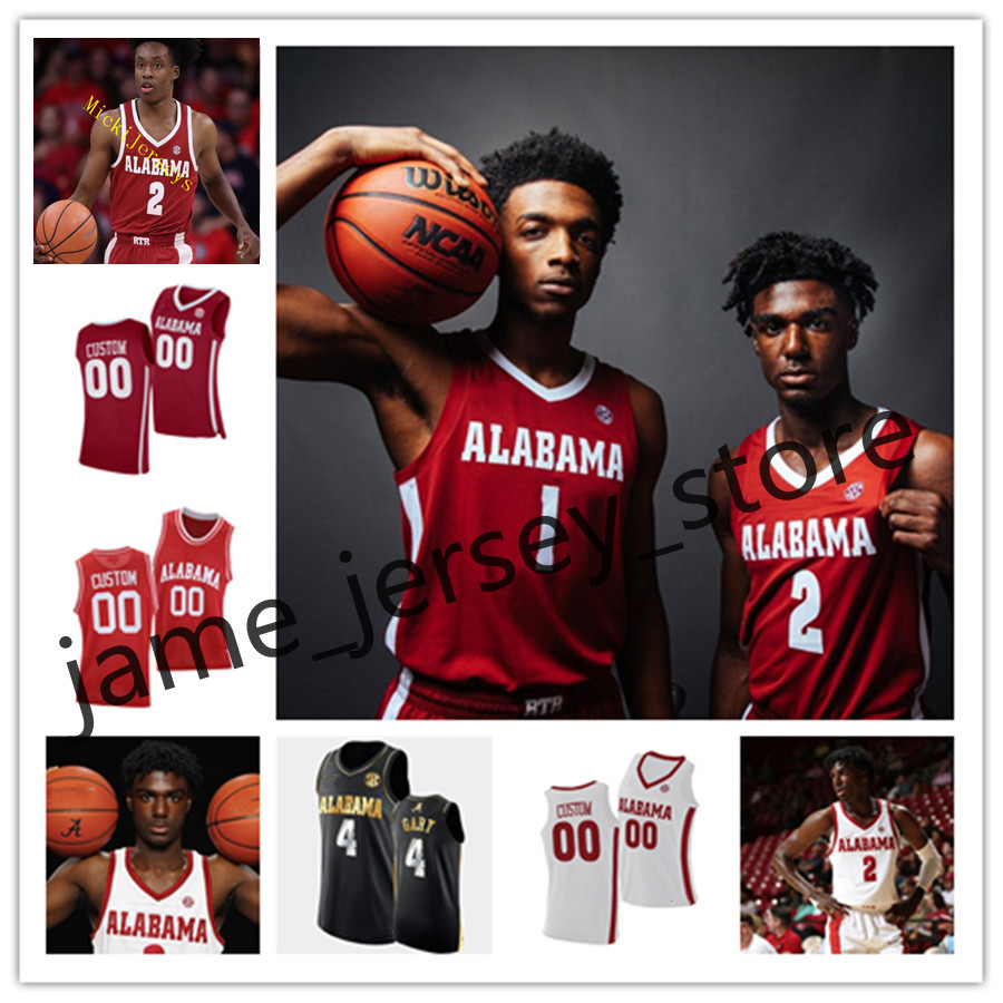 

Alabama Crimson Tide Basketball Stitched Jersey 30 Adam Cottrell 3 JD Davison 33 Rojas 15 Tyler Barnes 0 Noah Gurley 12 Delaney Heard 21 Britton Johnson Jaden Quinerly, Alabama crimson tide crimson jersey