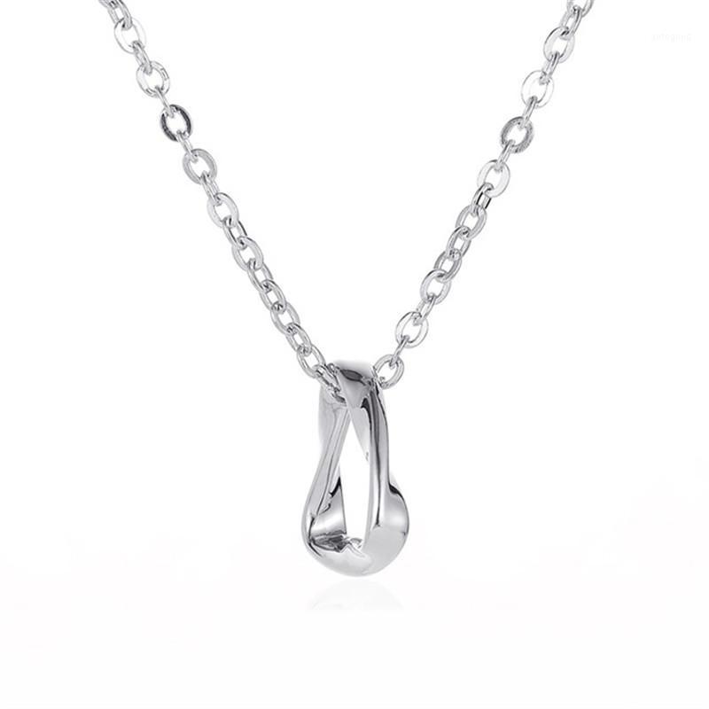 

Chokers Korea Fashion Box Chain Necklaces Geometric Distortion Triangular Necklaces&Pendants Wave Clavicle Jewelry Collar Cola1