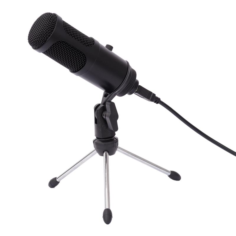 

Professional USB Capacitor Microphone Computer Recording Microphone with Volume Adjusting for PC Notebook Computer