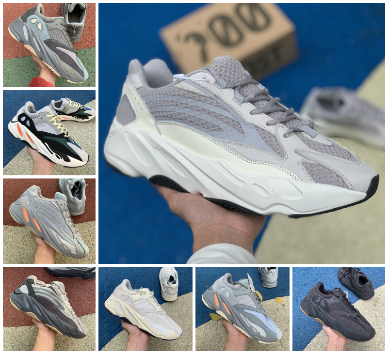 

2021 Top Quality Kanye West Running Shoes 700 v2 Inertia Reflective Tephra Solid Grey Utility Black Vanta Men Women Sport Designer Sneakers