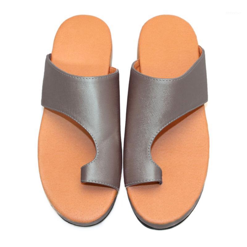 

Thickened Street PU Leather Casual Women Sandal Daily Ladies Shopping Flat Sole Soft Dating Summer Fashion Open Toe1, Silver