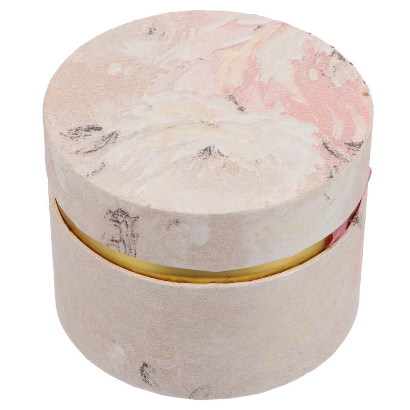 

1Pc Round Candy Storage Box Wedding Paper Flannel Sweets Box Party Supply