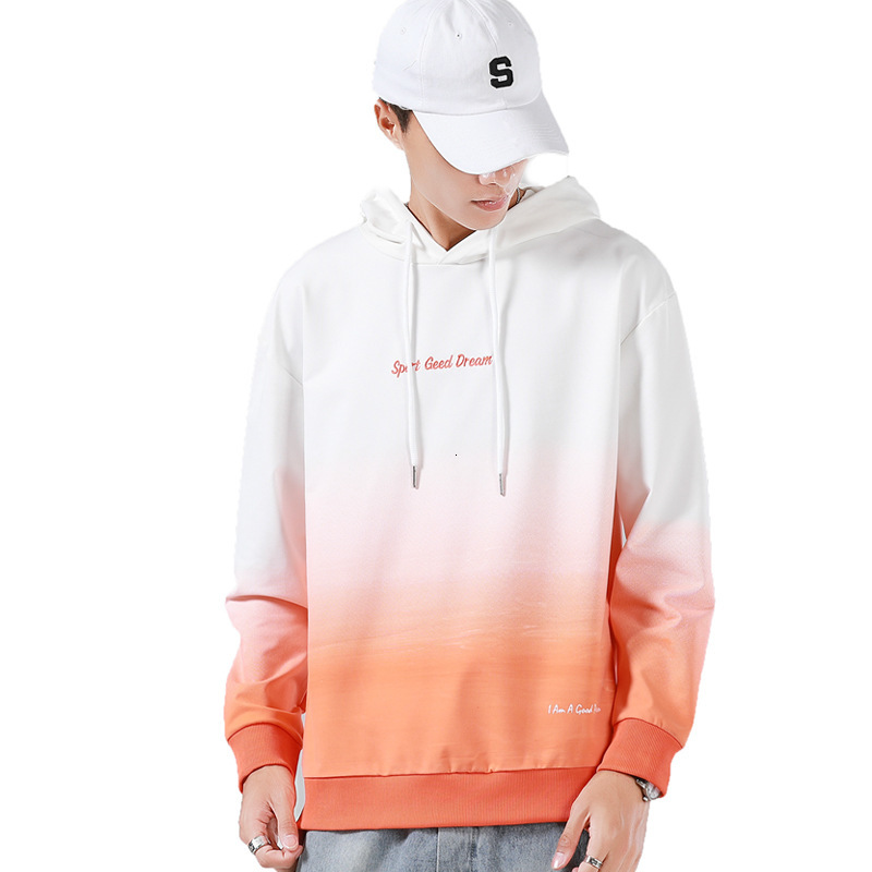 

2021 New Printing Men Pullover Hoodie Pocket Custom Hoodies Embroidered Rutz, Haze blue