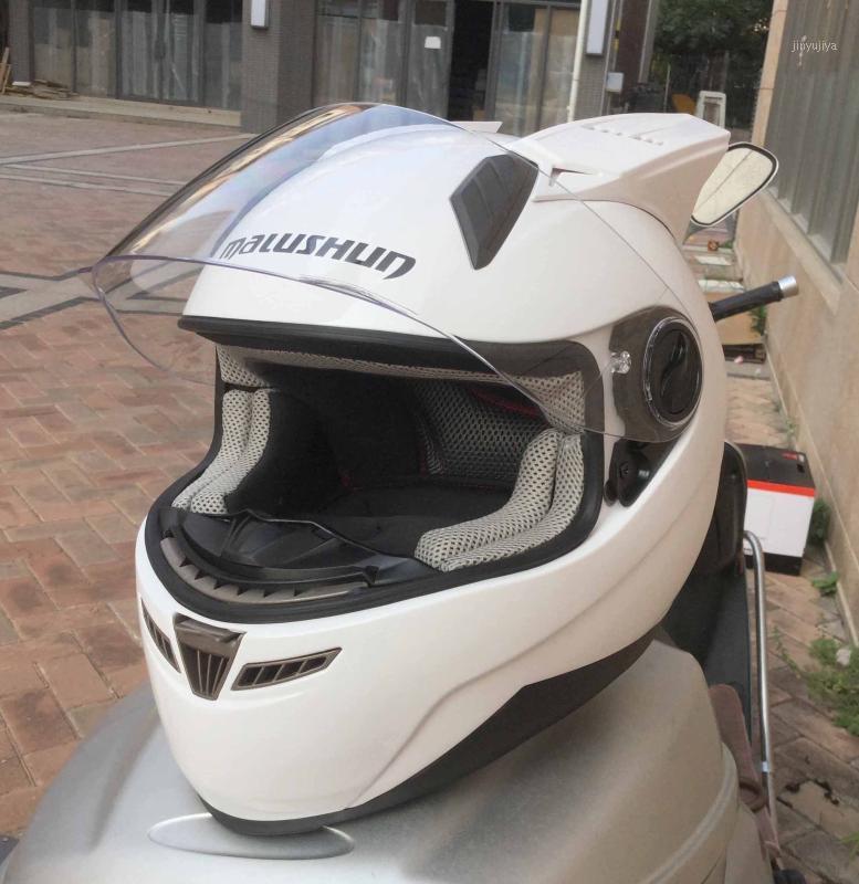 

Flip up helmet race antifogfor cascos gaming Motorcycle helmet automobile cool season warm casque full face1, Black