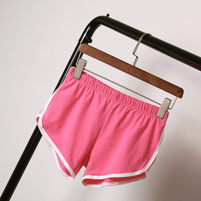 

Women Elastic Yoga Short Pant Quick Drying Running Sport Gym Fitness Shorts, Pink