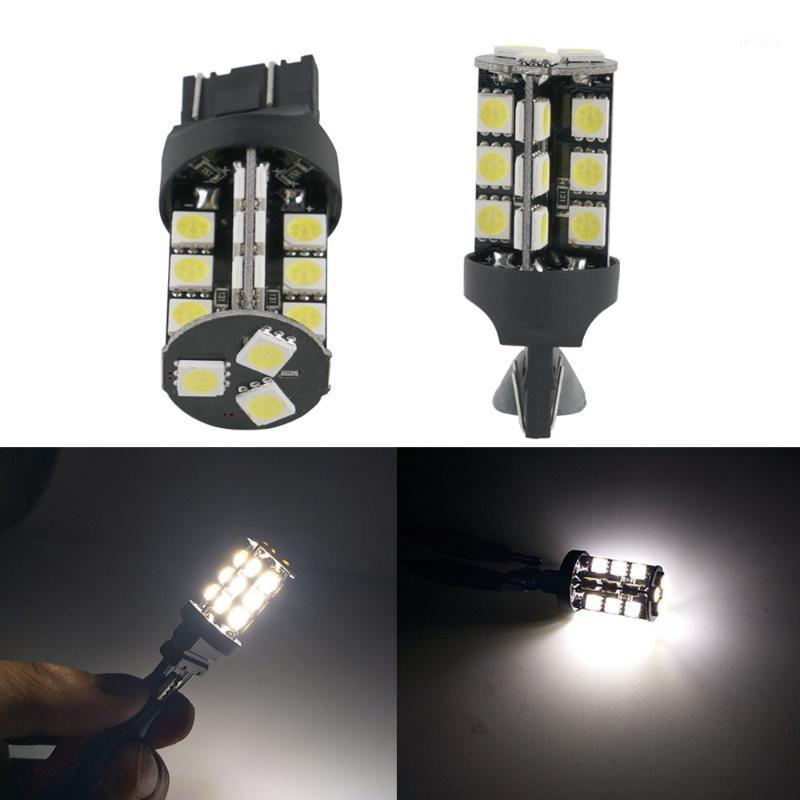 

T20-7443 LED Brake Turn Signal Lights Brake Light Bulb DRL Turn Signal Light Bulb White 360 Lighting 3.2W 12V 6000K1, As pic