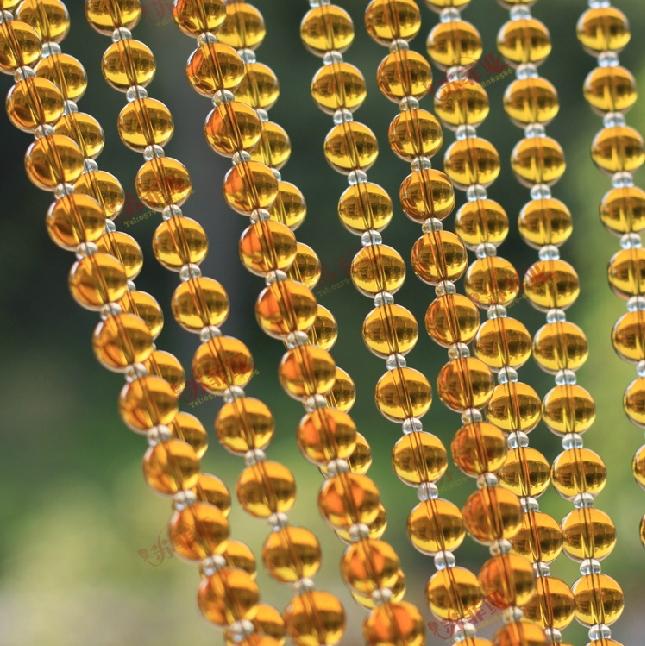 

crystal glass bead curtain full bead wear will not entanglement can be customized porch partition door curtain, White