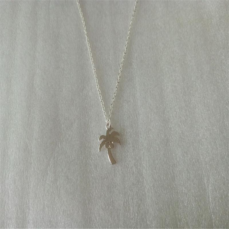 

Pendant Necklaces Trendy Christmas Gift Coconut Tree Necklace Palm For Women Wedding