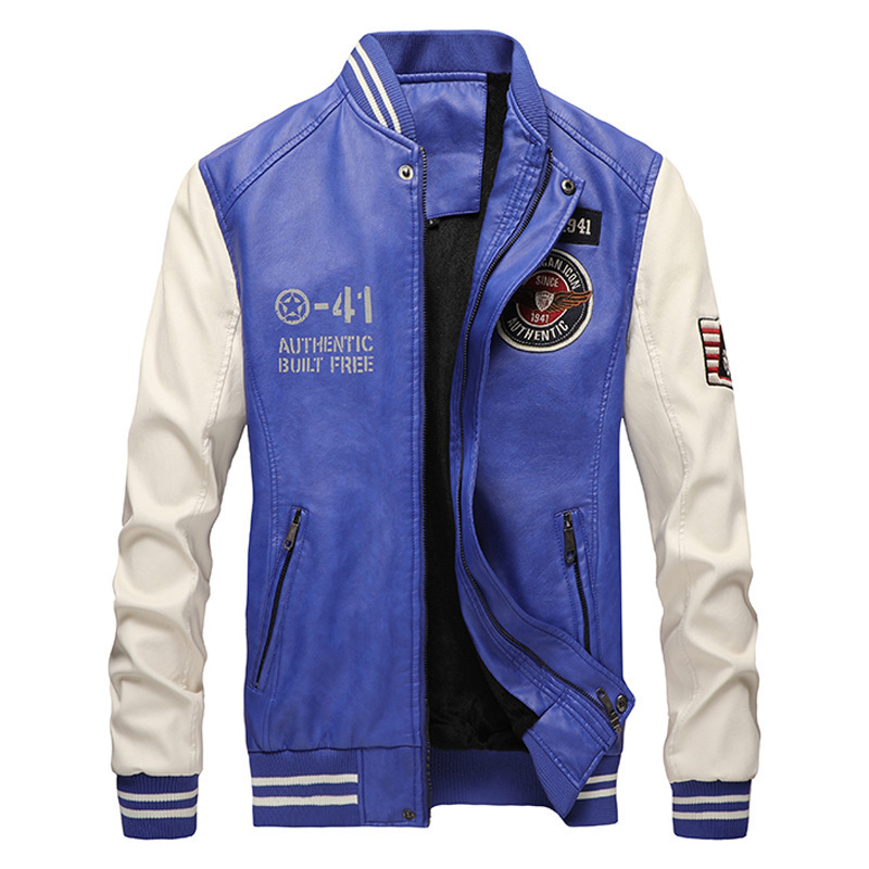 

2021 The New Mode Streetwear Biker Thin Winter Man's Leather Coffee Motorcycle Jacket Lv51, Dark coffee