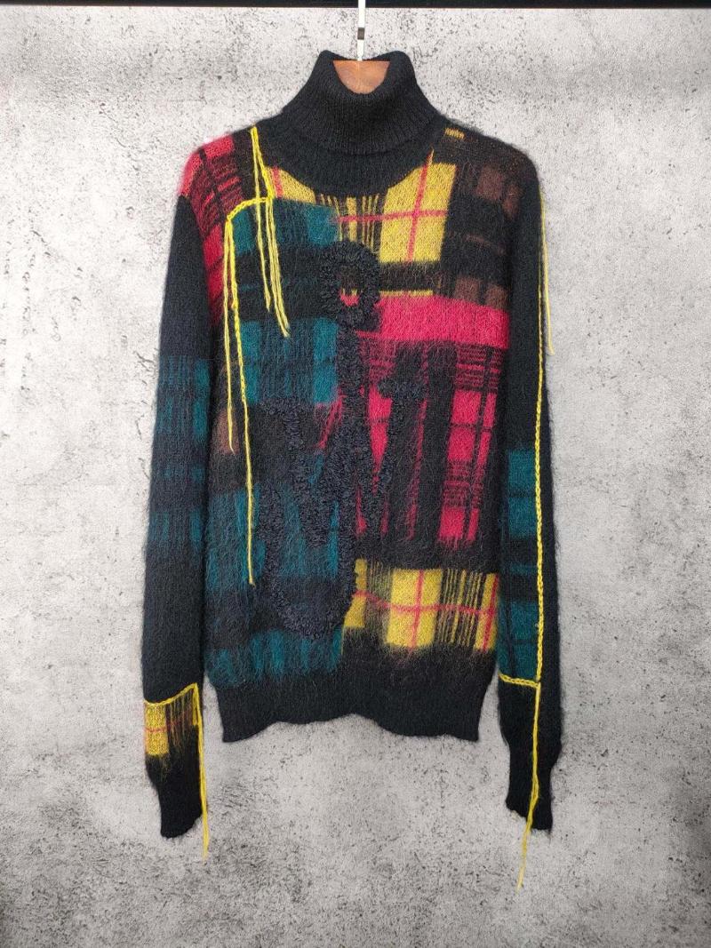 

2020FW Autumn High Quality Women Fashion Mohair Sweater Female Casual Jumpers Ddxgz1 11.03, Black