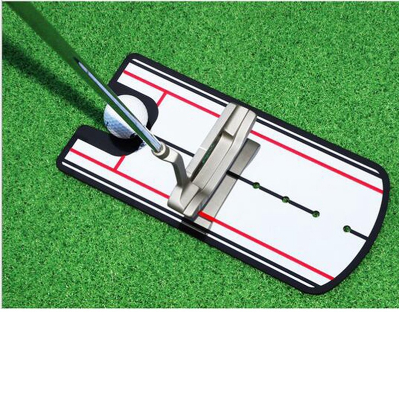 

Golf Putting Mirror Alignment Training Aid Swing Trainer Eye Line Golf Practice Putting Mirror Large Golf Practice Putter Mirror