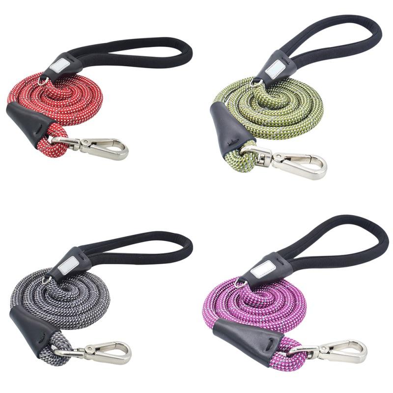 

Pet Dog Leash Rope Nylon Pet Training Lead Dog Running Walk Training Strap Rope Reflective Leash Products #