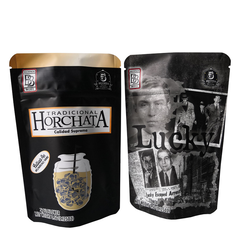 

New Arrival 3.5g Mylar Bags LUCKY bags BACKPACK BOYZ tradicional Horchata Lucky Childproof Bags 420 Dry Herb Flower Packaging