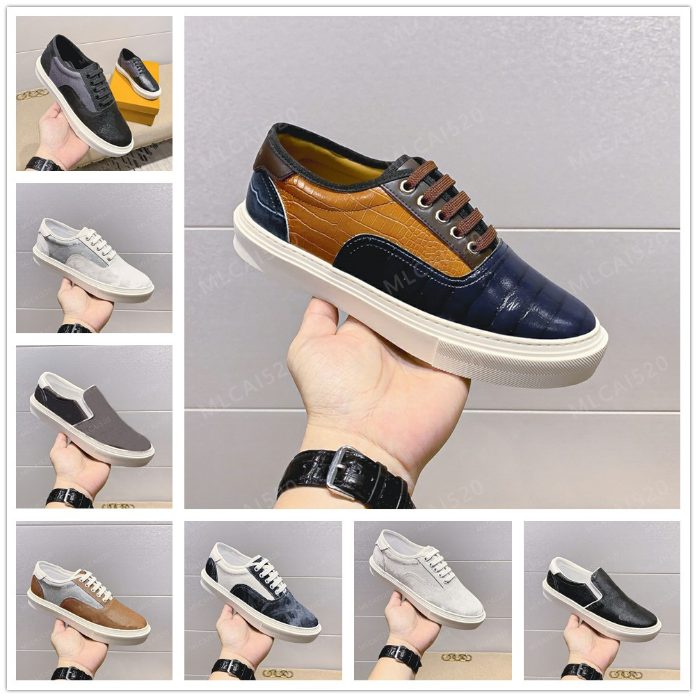 

New Luxury Classical designer Trocadero richelieu Rivoli sneaker Calf leather Eclipse canvas man women casual shoes size38-44