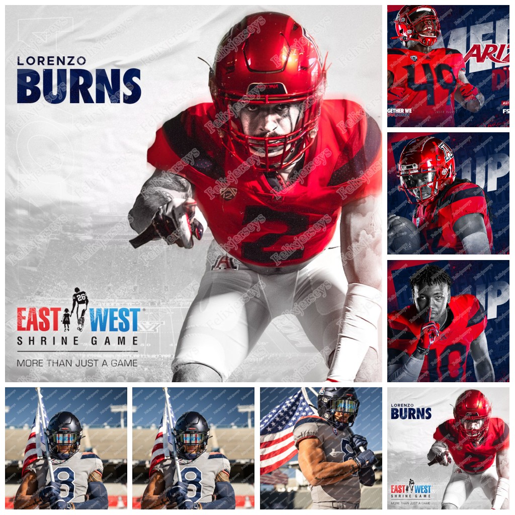 

2020 Arizona Wildcats Luke Ashworth Rhett Rodriguez Grant Gunnell Kevin Doyle Will Plummer Cameron Fietz NCAA College Football Jersey, Red men size s-3xl