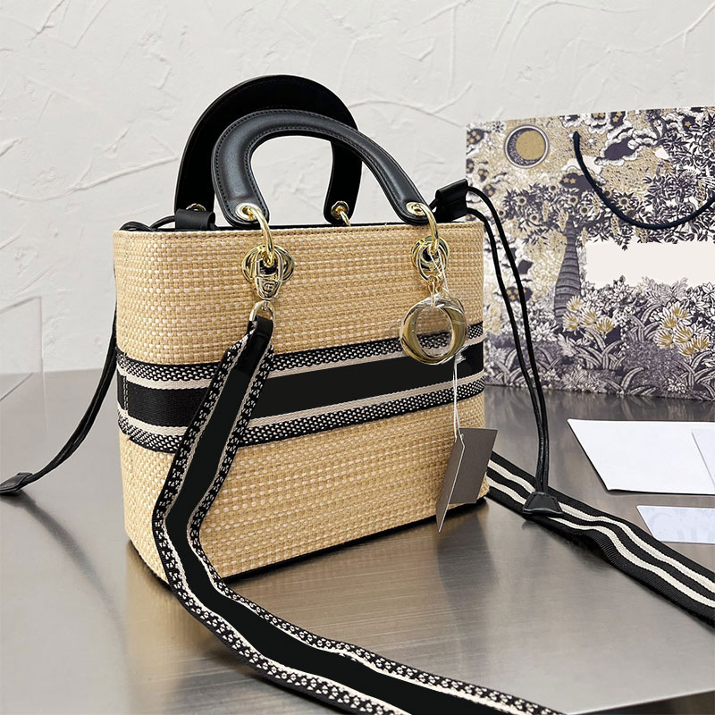 

Bags Designer Woman Handbags High Quality Luxury Woven Bag, White