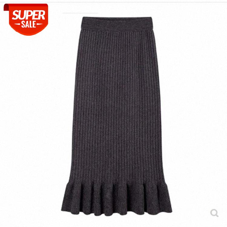 

Women's Pencil skirt New Cartoon Autumn Winter Thick High Waist Women Skirts Female Young Girl Cold Large Size Japan Falda #qG3W, White;black