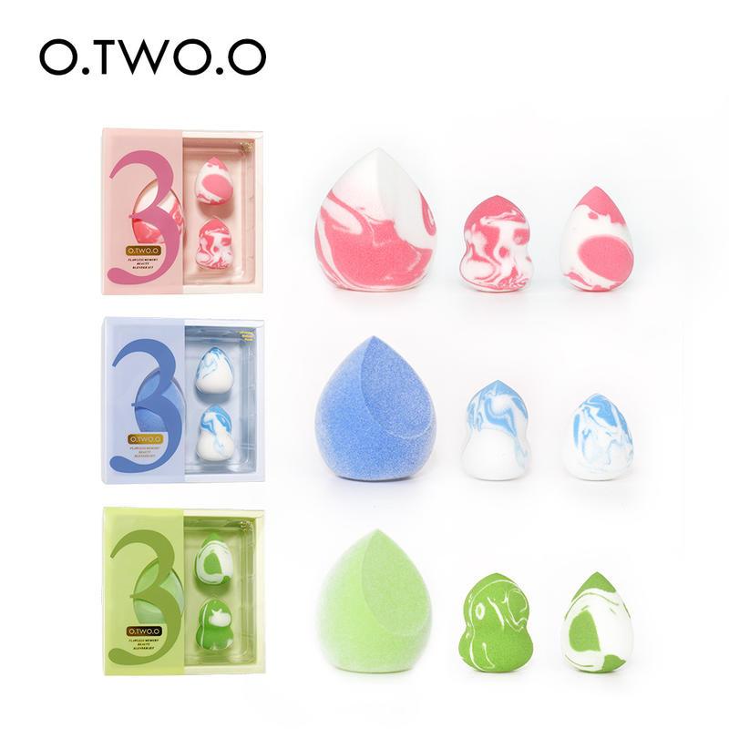 

O.Two.O Three Loaded Suits Wet And Dry Beauty Eggs Foundation Sponge Makeup Tool