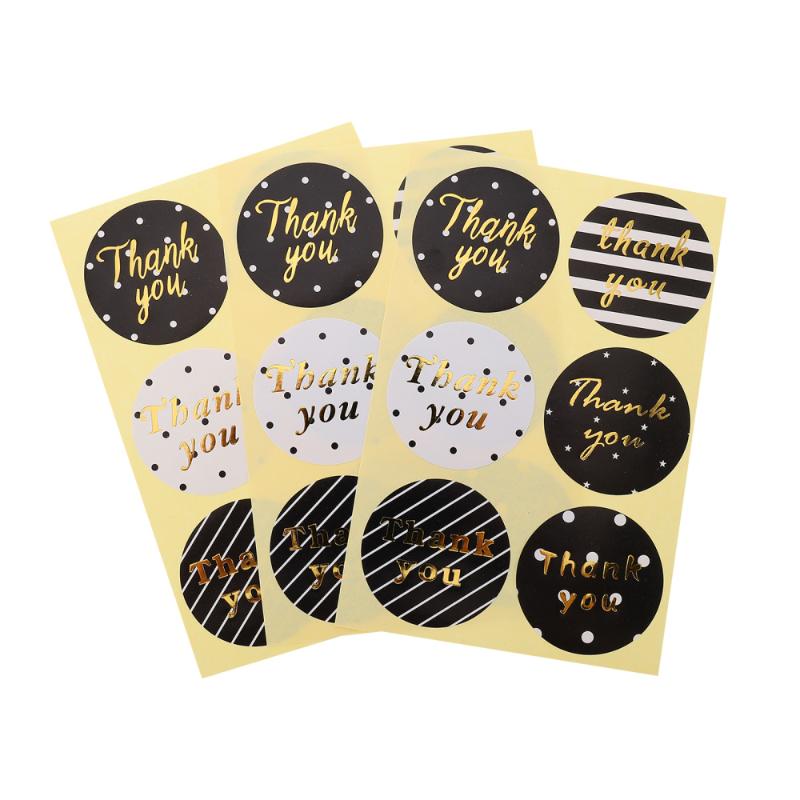 

20 Sheets Thank You Gift Packaging Stickers Birthday Party Stationery Sticker