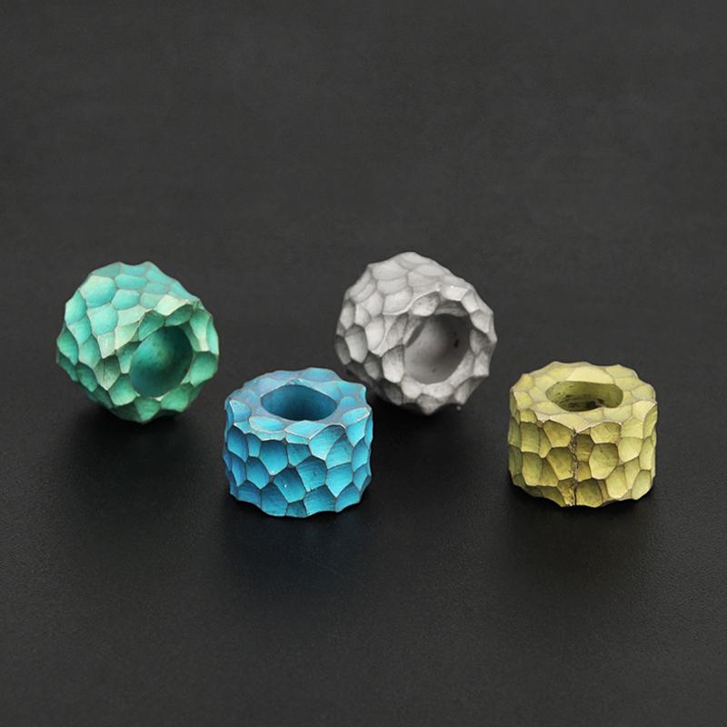 

Titanium Alloy Knife Beads DIY Bead Umbrella Rope Titanium Paracord Bead Keyring Accessories