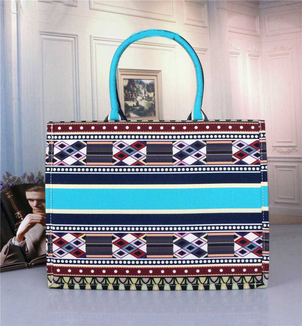 

2021 Fashion Handbag Designer Print Embroidery Multicolor Single Shoulder Large Capacity Bucket Bag, Red