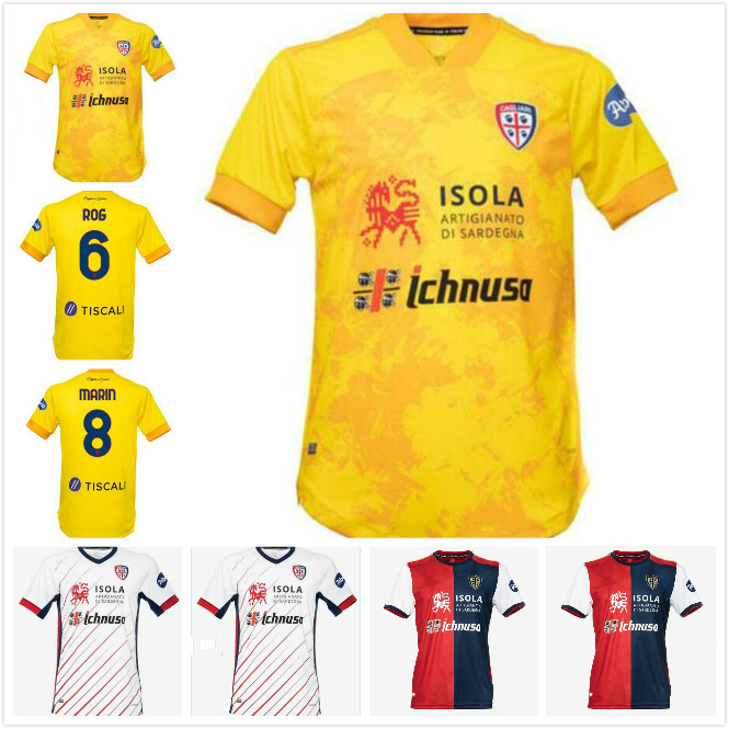 

S-2XL 20 21 Cagliari Calcio soccer jerseys home away JOAO PEDRO SIMEONE 99 NAINGGOLAN 4 NANDEZ 2020 2021 jersey PAVOLETTI 30 football shirt, Away 1