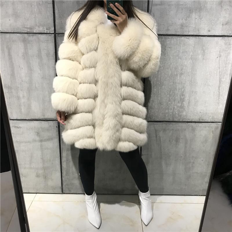 

ladies women real natural fur coat, Dark grey