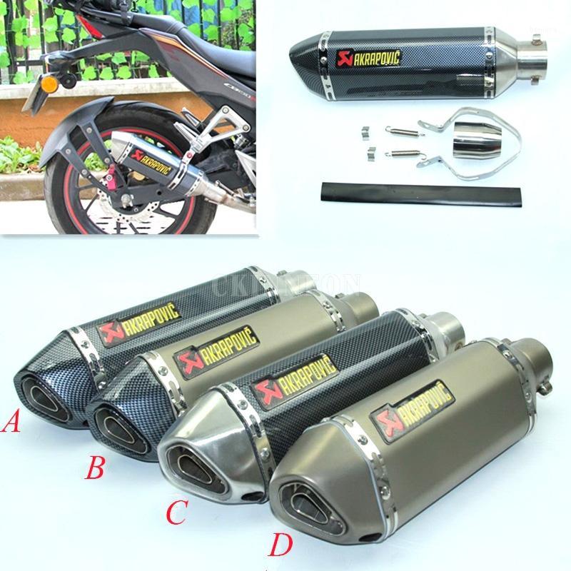 

5Pcs/Lot Universal Motorcycle Modified Scooter Exhaust Muffle Pipe GY6 CBR CBR125 CBR250 CB400 CB600 YZF FZ400 Z750 Nice Sound1
