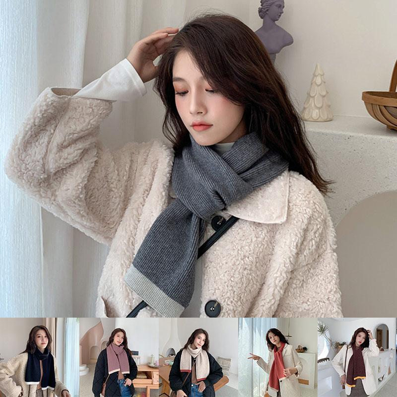 

Soft Shawls Wraps Winter Thicken Warm Imitation Cashmere Scarves Knitted Long Scarf Classic Vintage Female Scarf