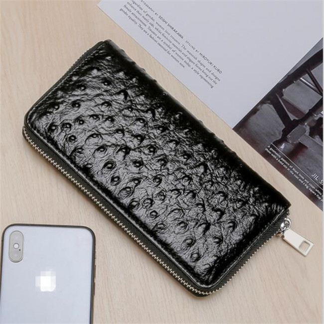 

wholesale men handbag business mens leather clutch bag Joker embossed crocodile pattern fashion wallets casual leathers long purse, Red;black