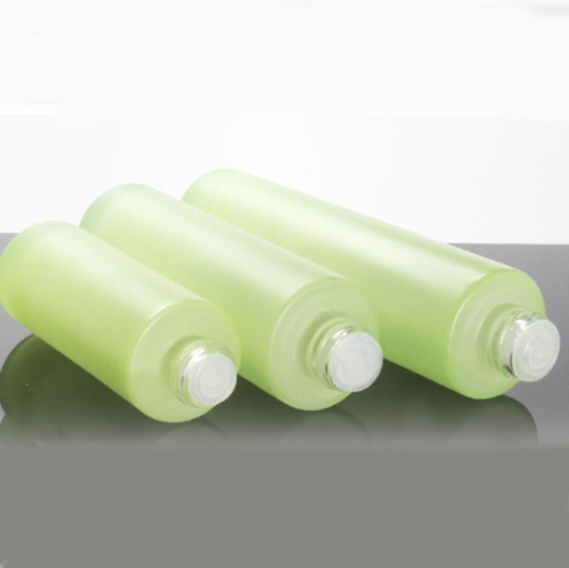

20ml Green/Blue Cosmetic Toner Bottle with Wood Grain Cover