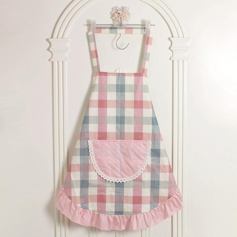 

Women's sleeveless apron home dining room kitchen cleaning antifouling apron milk shop manicure shop work coverall