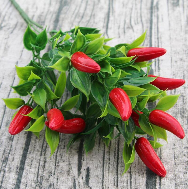 

10 Bundles Artificial Fruits Plants Branch For Bouquet House Hotel Office Vase Decoration Wedding Party Holiday Venue Decoration, Stawberry