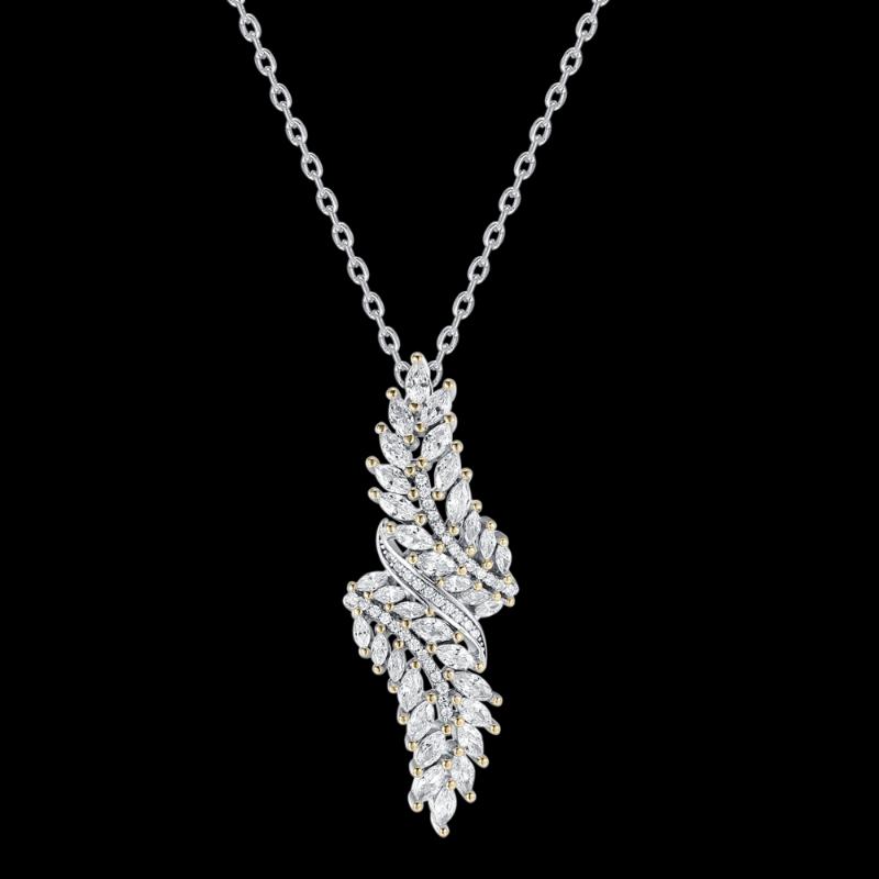 

Fahmi 2020 New Popular 100% 925 Sterling Silver Necklace1-5 High Quality Original Jewellery For Women Party Wedding Gift