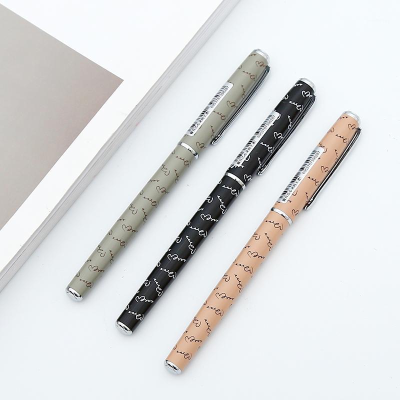 

1PC M&G Fountain Pen Posture Correction Hooded Nib 0.5mm Ink Pens for Writing Metal Office Pens Stationery School Supplies1, Red