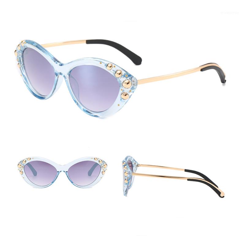 

fashion personality women sunglasses American lady cat eye sunglasses cross border diamond-encrusted retro uv4001