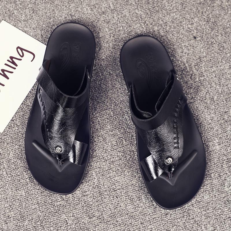 

gladiators quick piel transpirables erkek beach verano masculino shoes sandalle for sandals-men ritable ete man sandale da casa1, Black